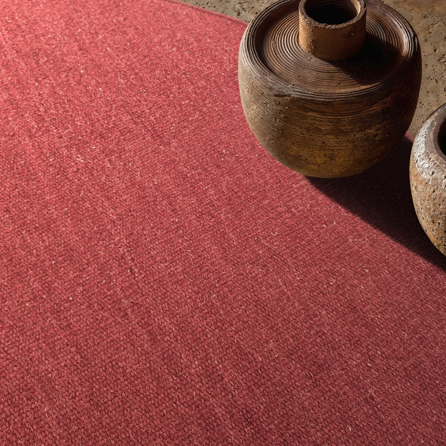 Kerek szőnyeg - Hamilton (mély vörös)