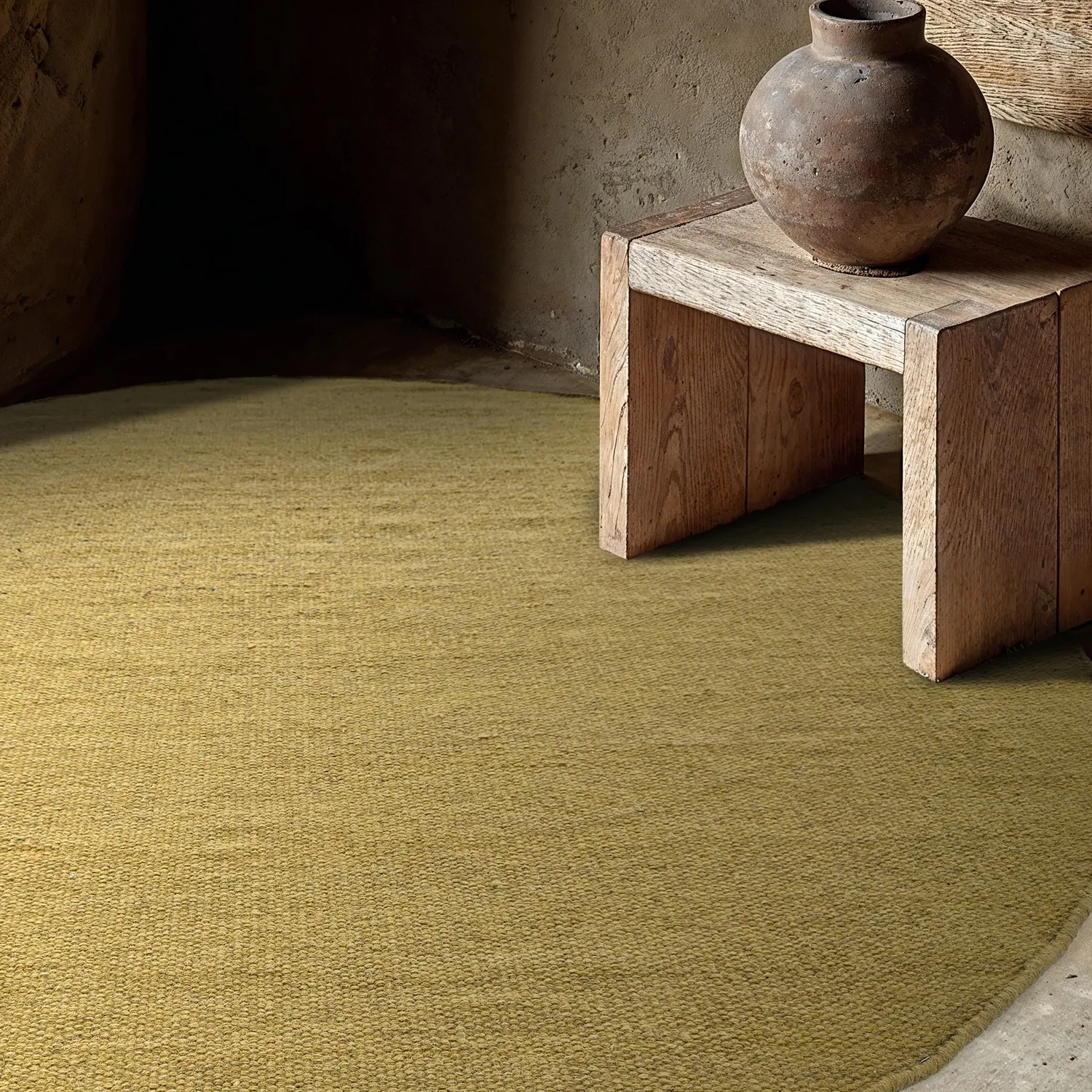 Kerek szőnyeg - Hamilton (mustard)