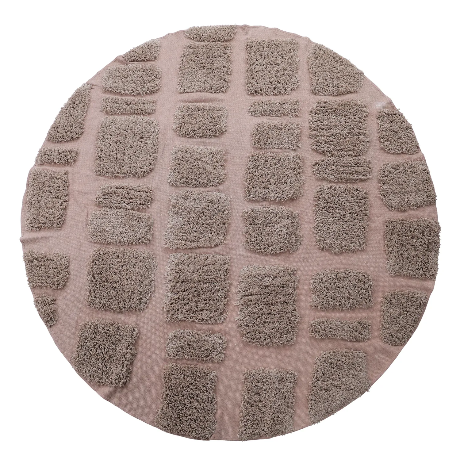 Kerek szőnyeg - Otranto Natural Cotton Shaggy (taupe)