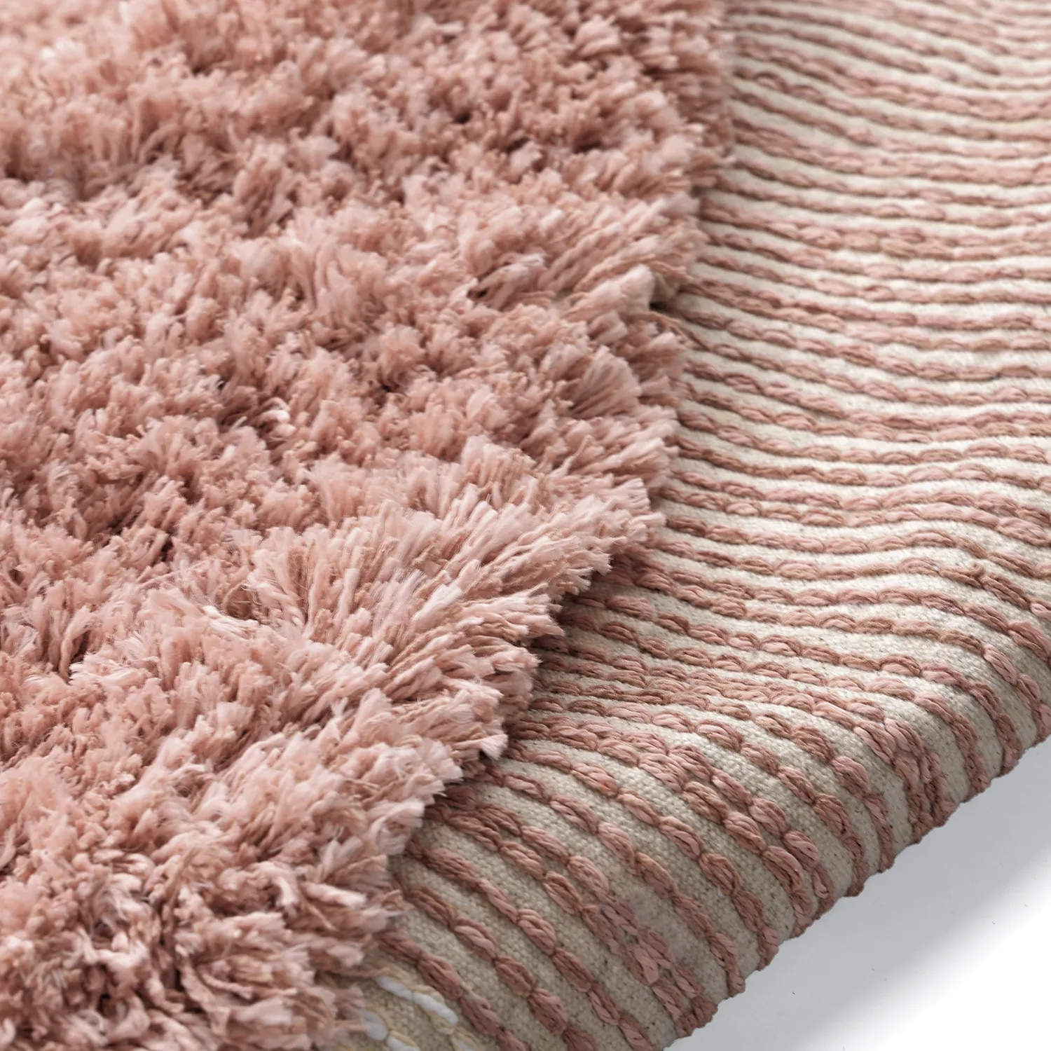 Kerek szőnyeg - Perast Natural Cotton Shaggy (multi)