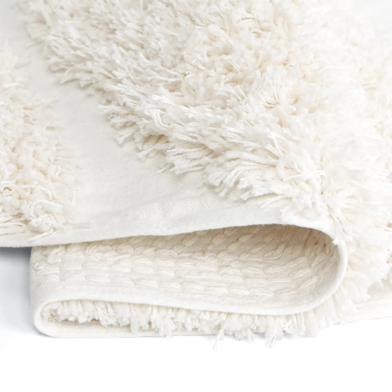 Kerek szőnyeg - Sivota Natural Cotton Shaggy (piszkosfehér)