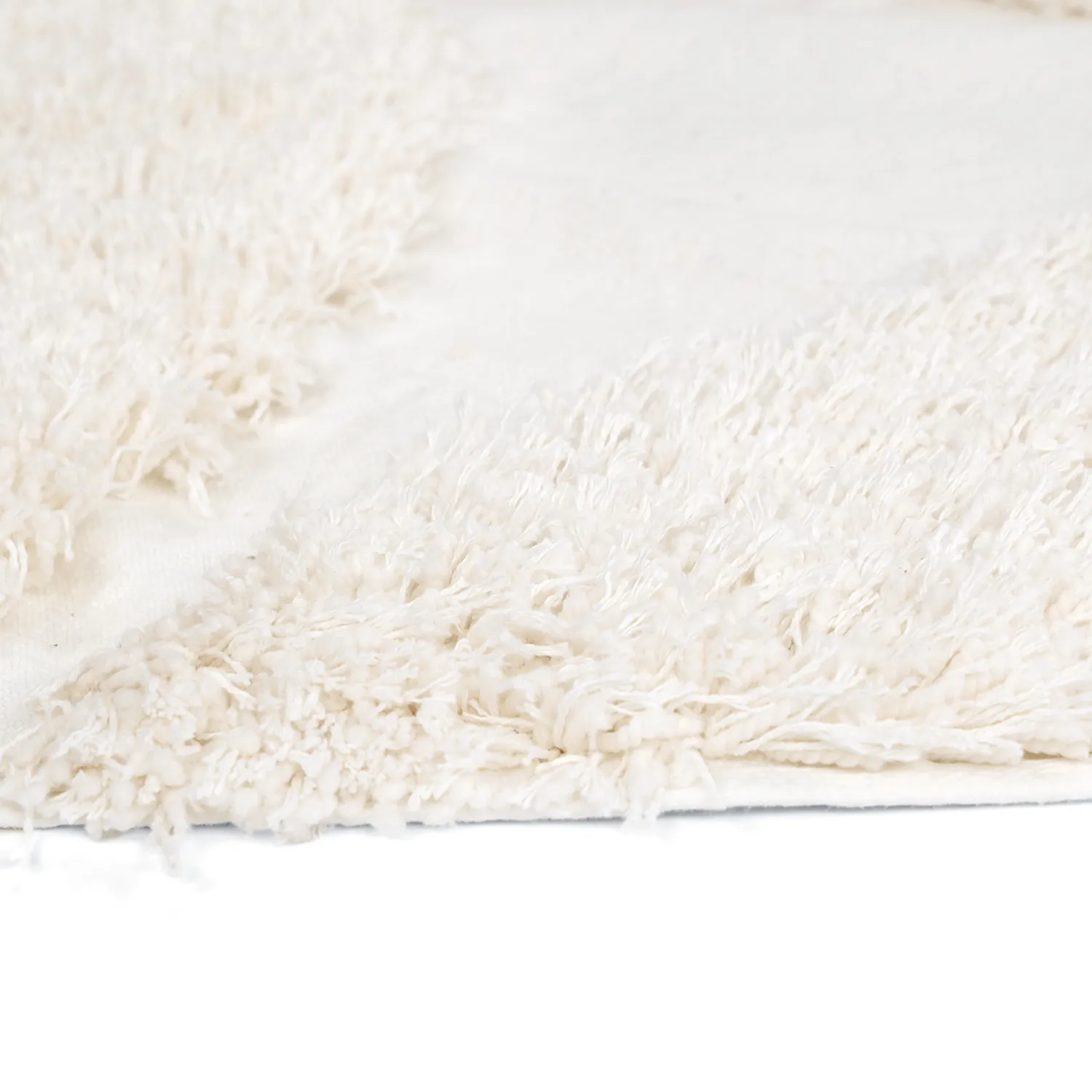 Kerek szőnyeg - Sivota Natural Cotton Shaggy (piszkosfehér)