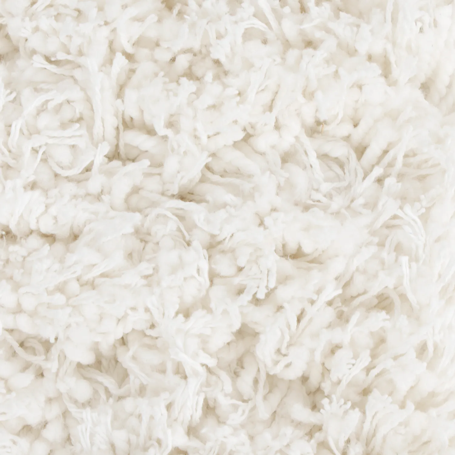 Kerek szőnyeg - Sivota Natural Cotton Shaggy (piszkosfehér)