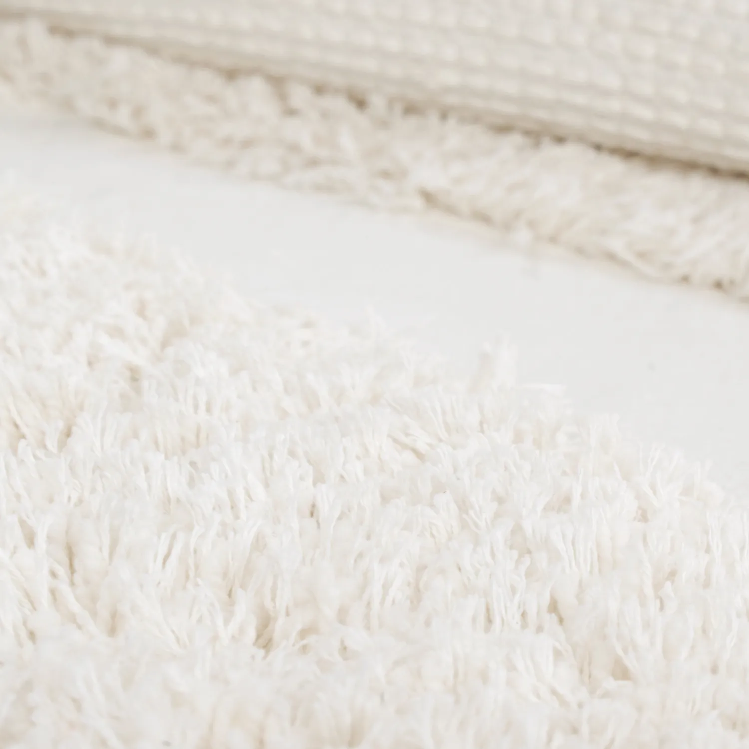 Kerek szőnyeg - Sivota Natural Cotton Shaggy (piszkosfehér)