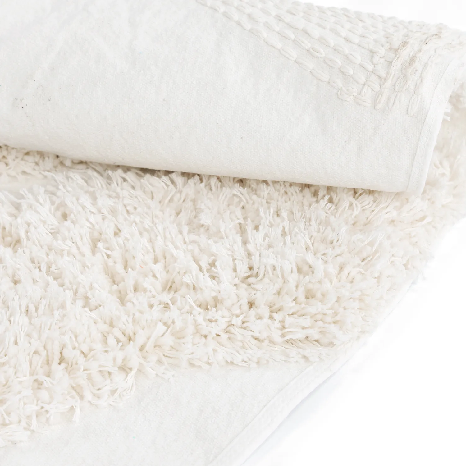 Kerek szőnyeg - Sivota Natural Cotton Shaggy (piszkosfehér)