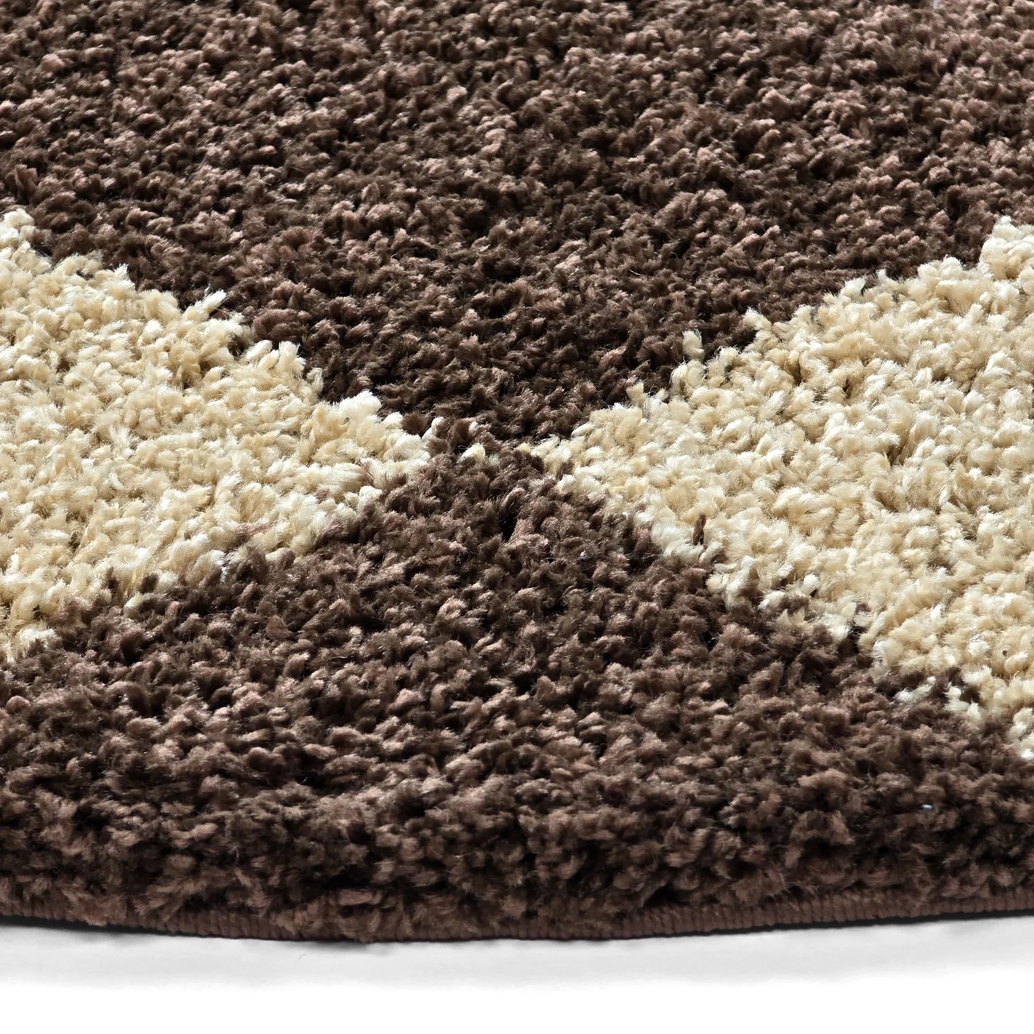 Kerek szőnyegek - Albi (barna/bézs)