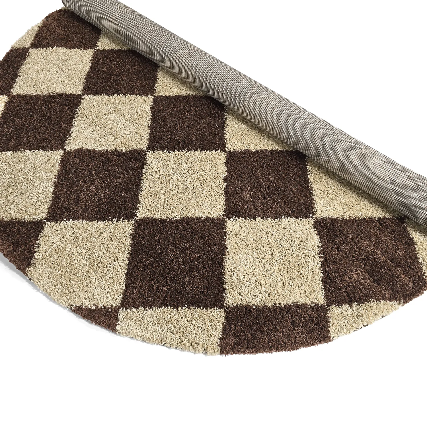 Kerek szőnyegek - Albi (barna/bézs)
