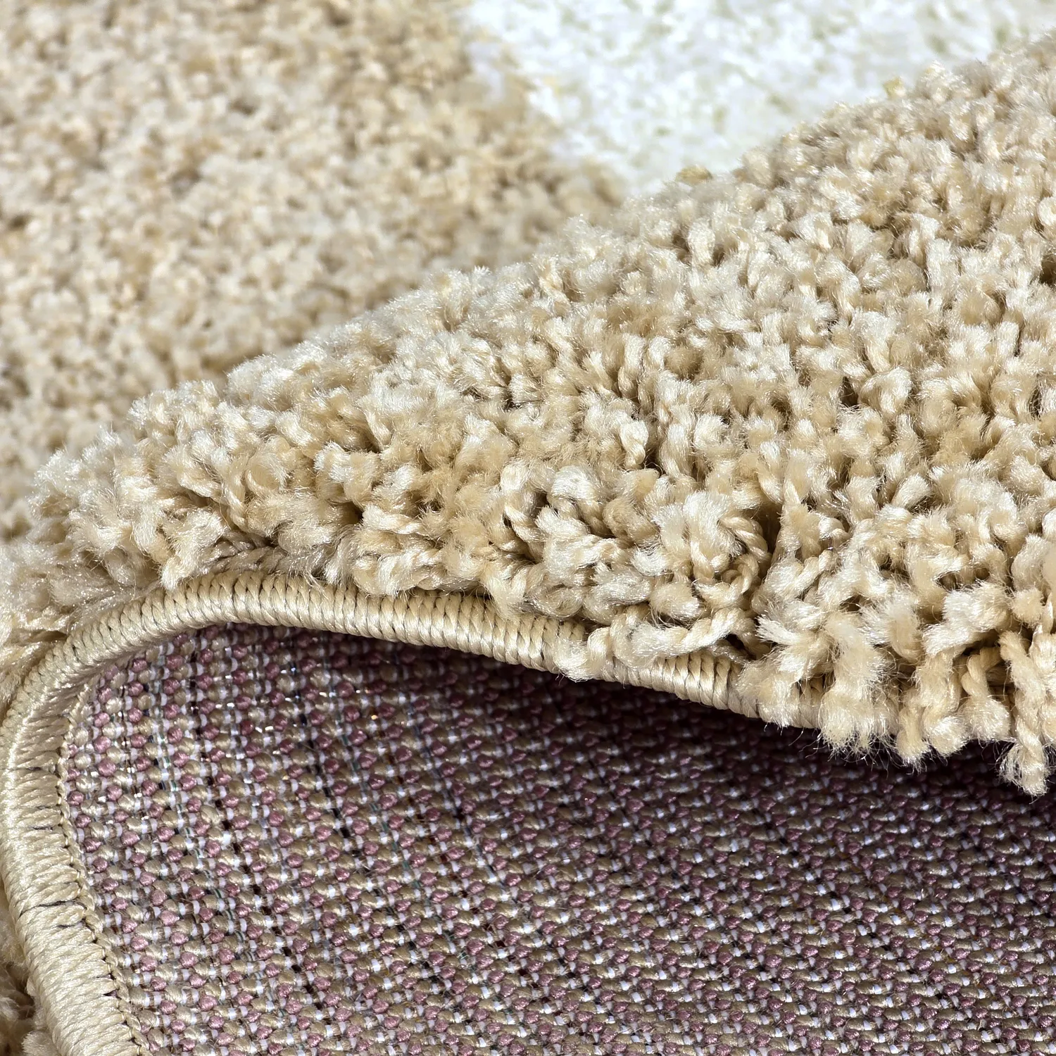 Kerek szőnyegek - Alsace (bézs/fehér/barna)