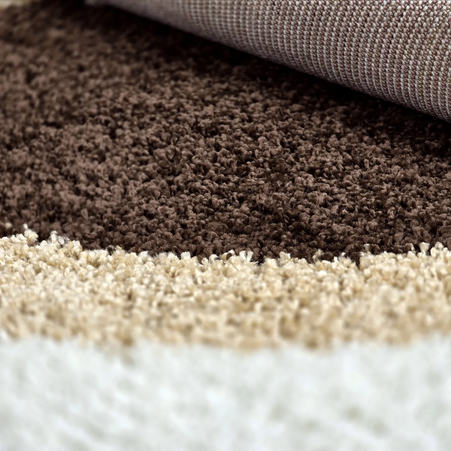 Kerek szőnyegek - Alsace (bézs/fehér/barna)