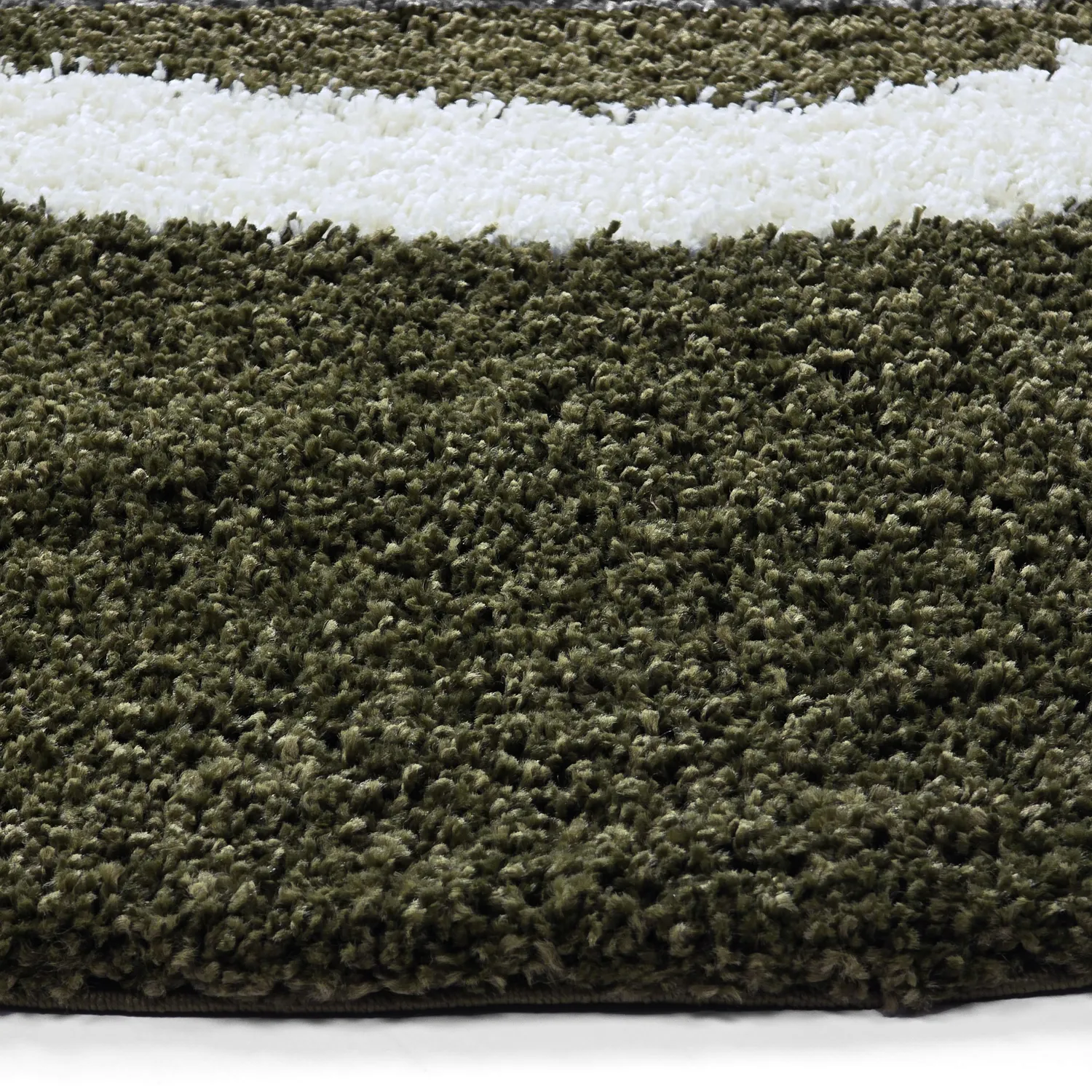 Kerek szőnyegek - Alsace (zöld/fehér/narancs)