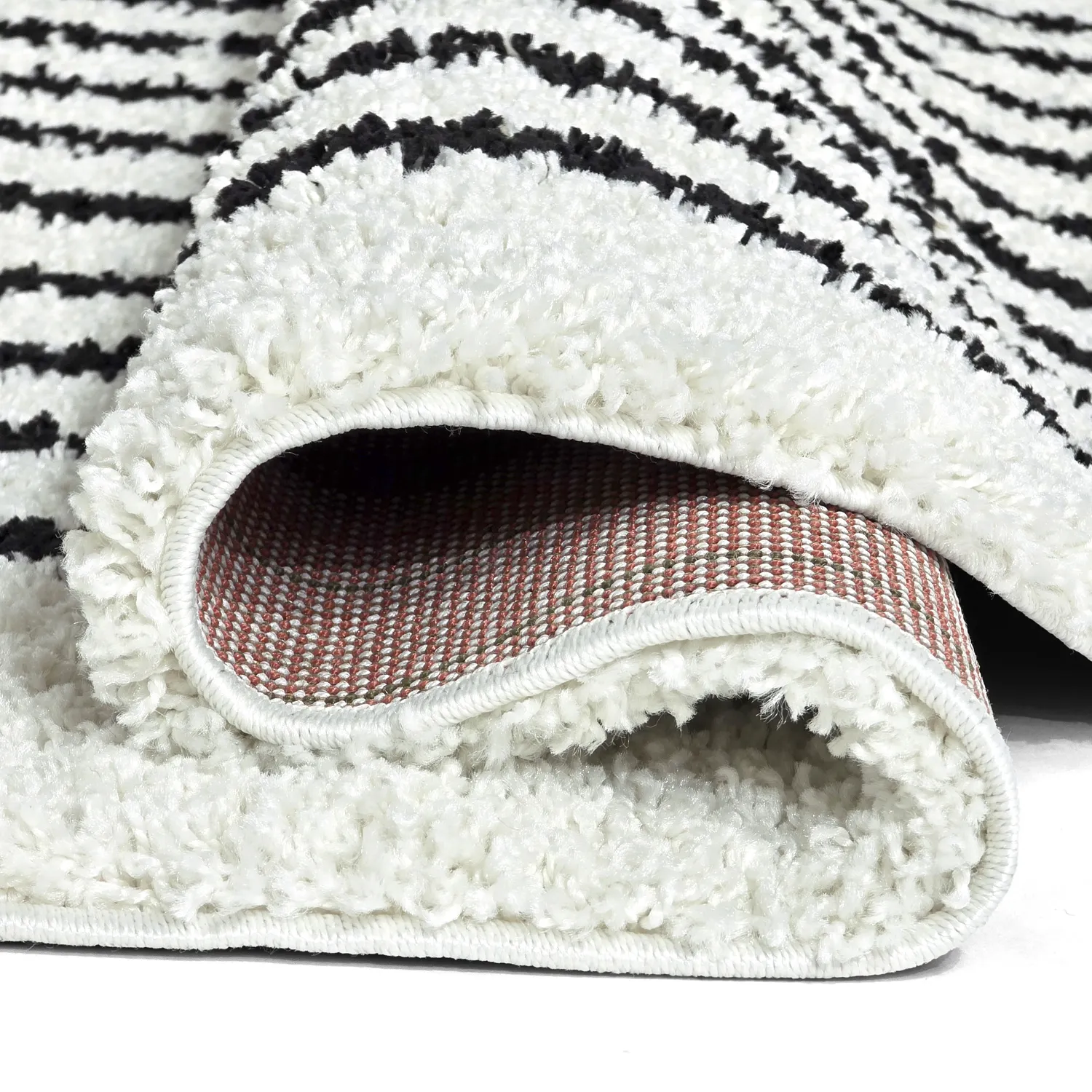 Kerek szőnyegek - Cluny (fehér/fekete)