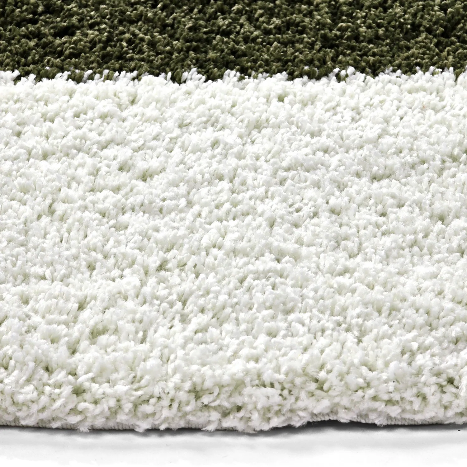 Kerek szőnyegek - Gordes (zöld/fehér)