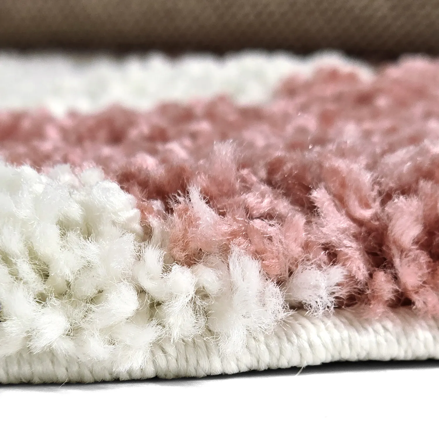 Kerek szőnyegek - Gordes (rózsaszín/fehér)