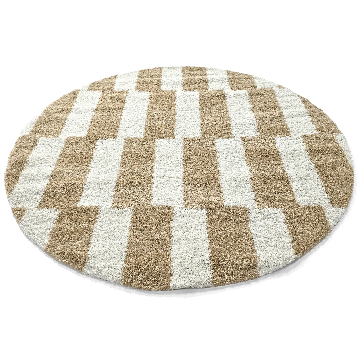 Kerek szőnyegek - Tamri (bézs/fehér)