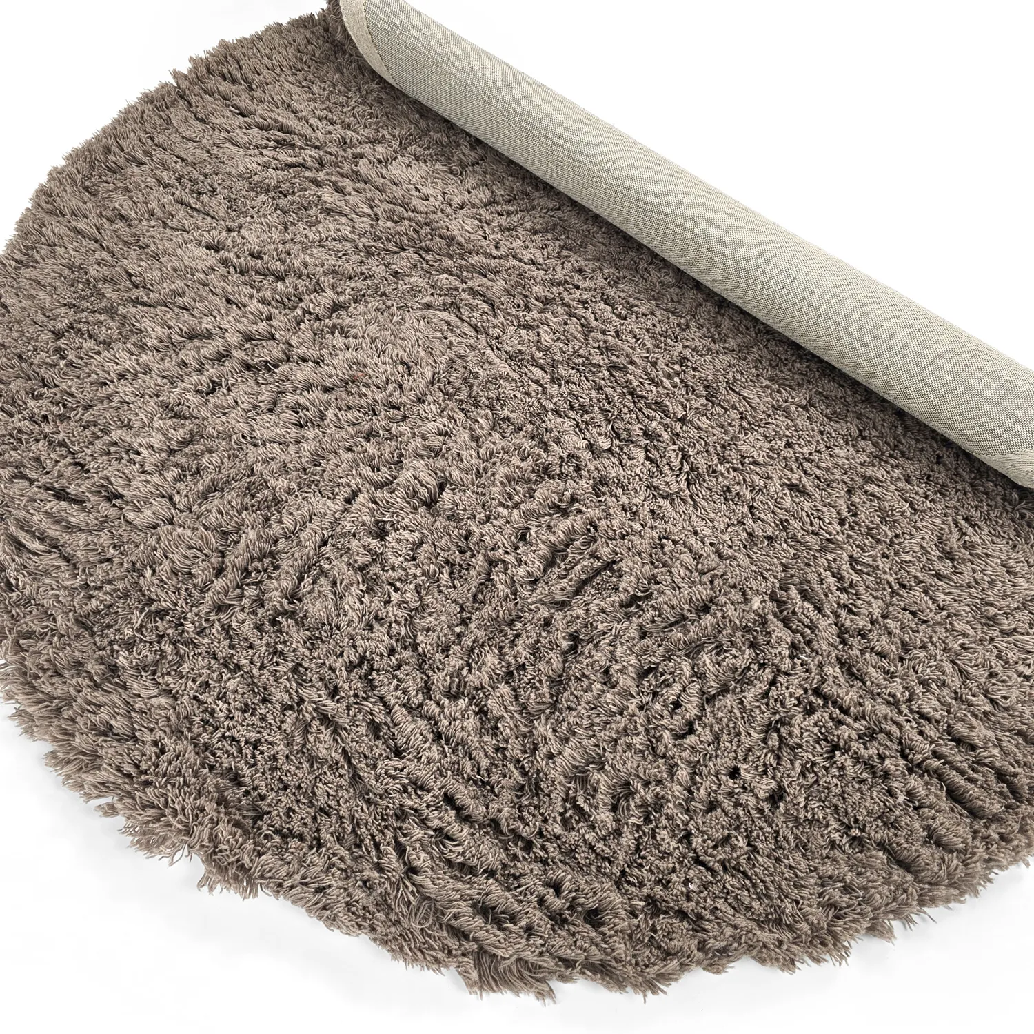 Kerek szőnyeg - Aliste Wool Shaggy (barna)