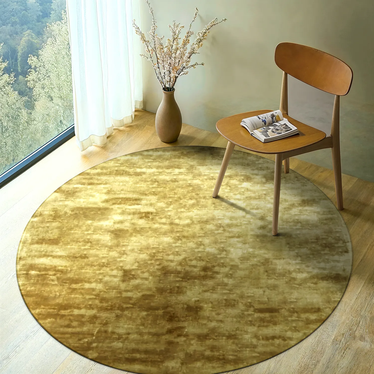 Kerek szőnyeg - Jodhpur Special Luxury Edition (arany)