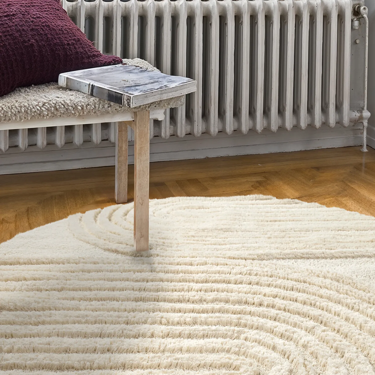 Kerek szőnyegek - Evora (offwhite)