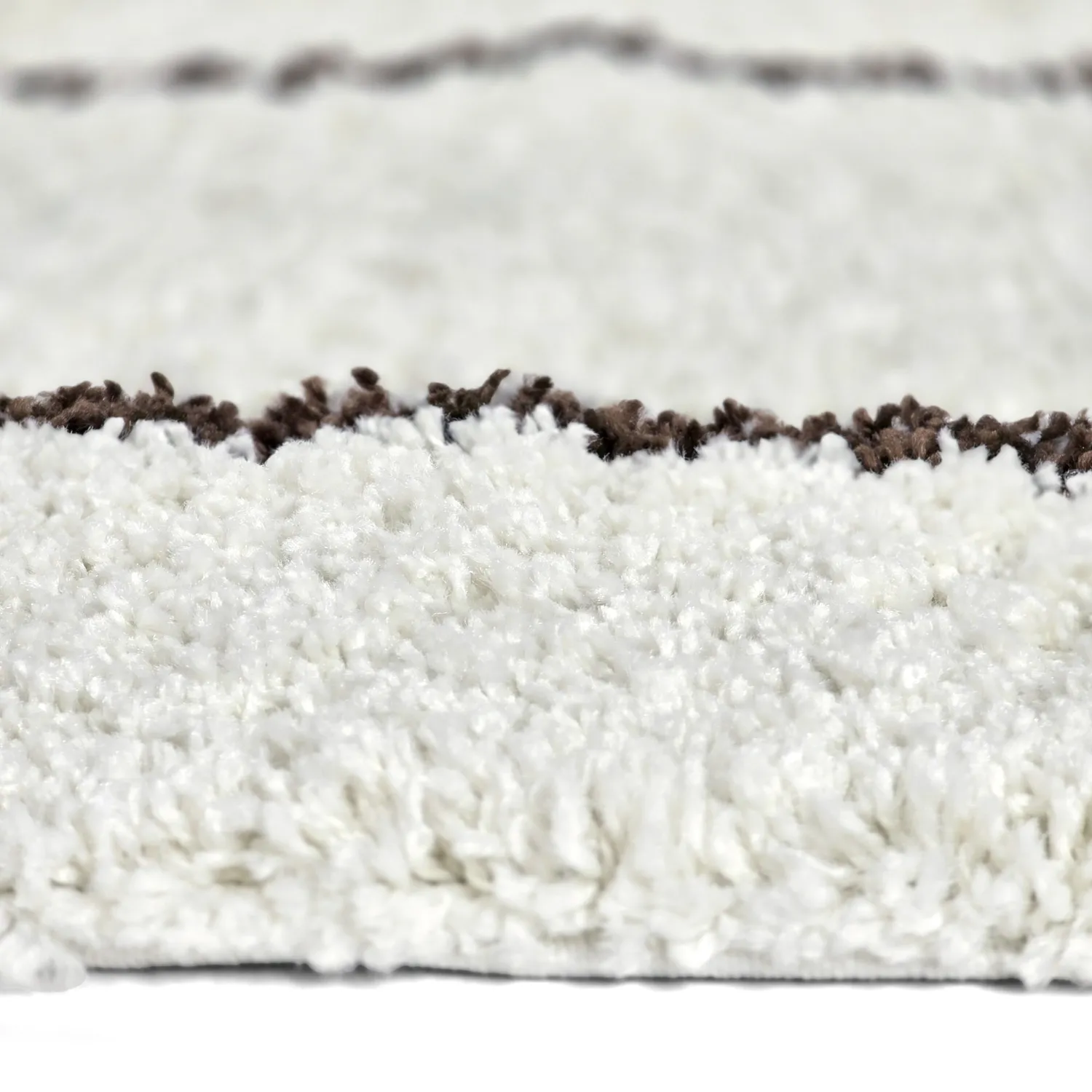 Shaggy szőnyeg - Eze (fehér/barna)