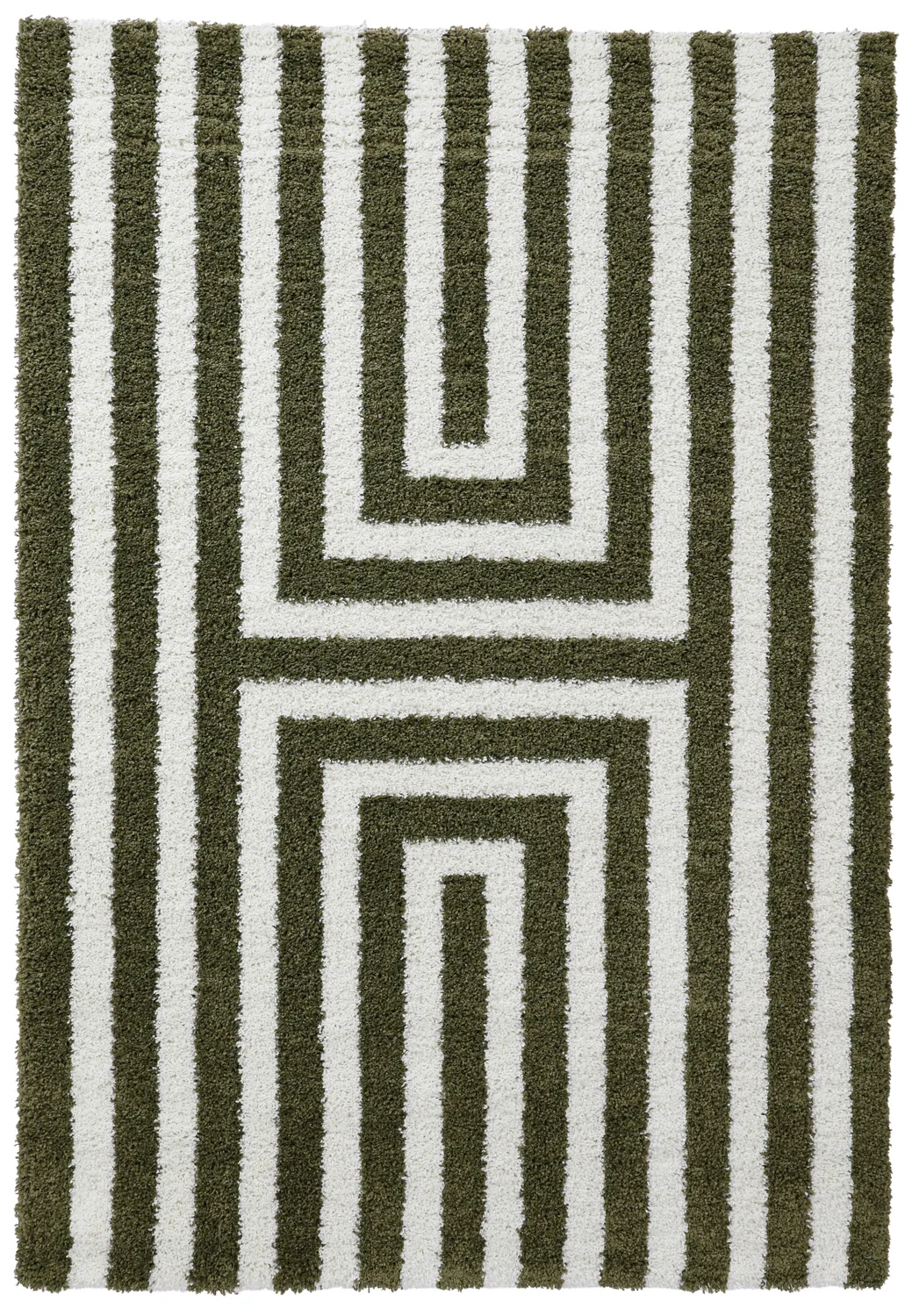 Shaggy szőnyeg - Imilchil (fehér/zöld)