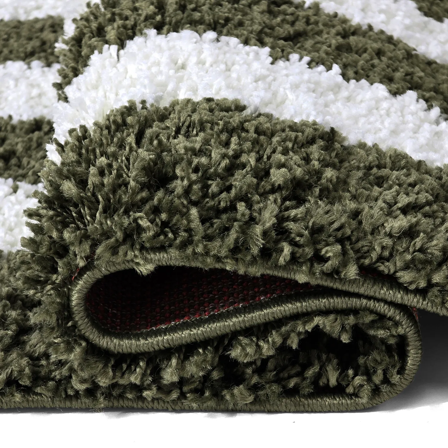 Shaggy szőnyeg - Imilchil (fehér/zöld)