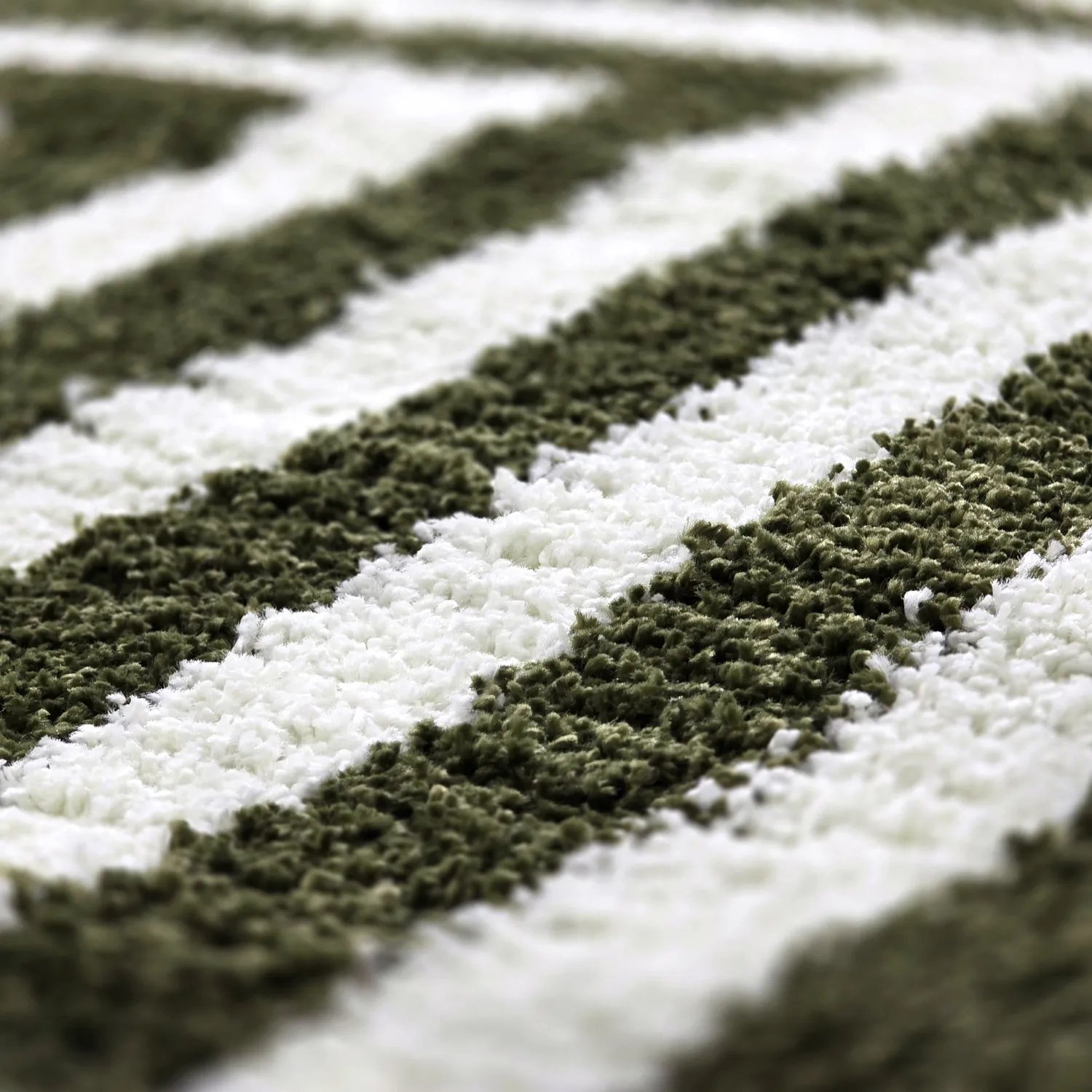 Shaggy szőnyeg - Imilchil (fehér/zöld)