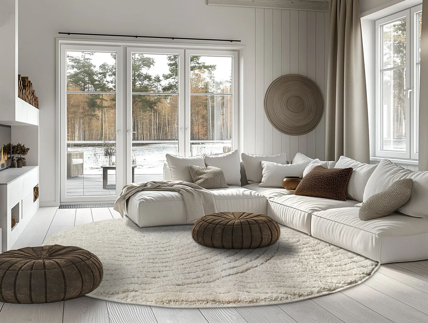 Kerek szőnyegek - Wendy (offwhite)