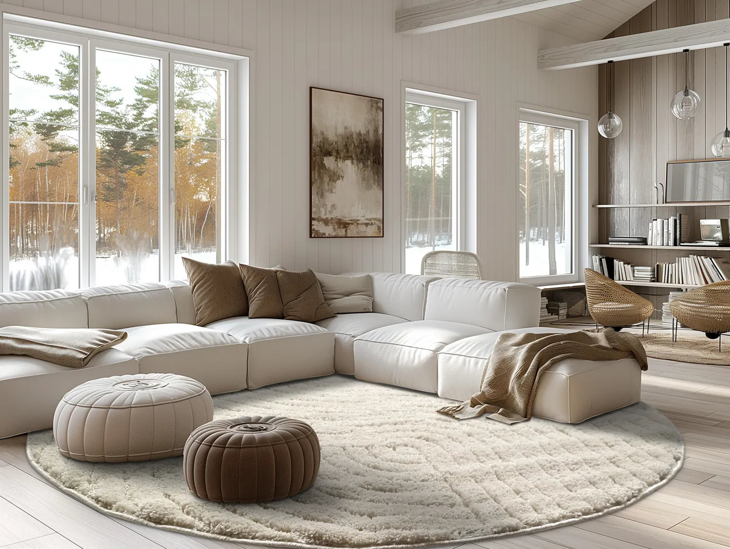 Kerek szőnyegek - Wendy (offwhite)