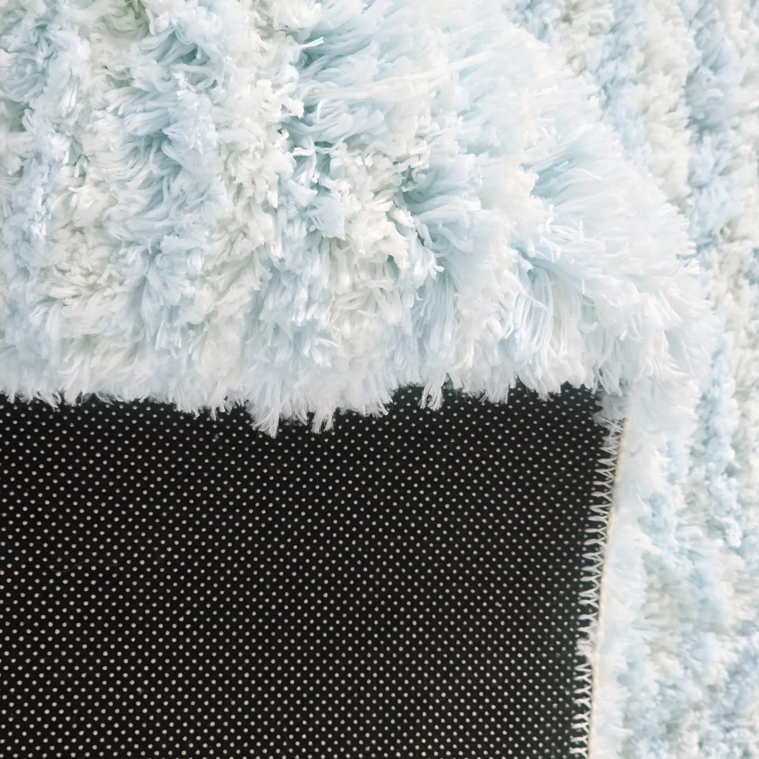 Shaggy szőnyeg - Aden (világoskék/fehér)