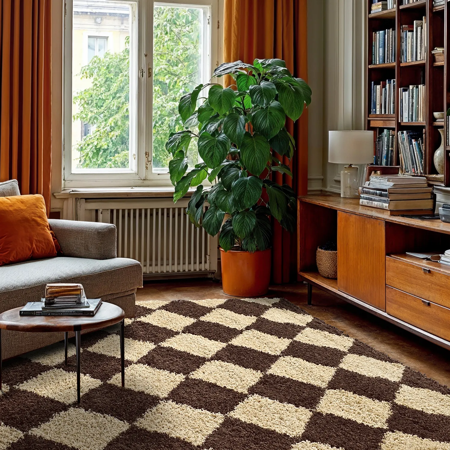 Shaggy szőnyeg - Albi (barna/bézs)