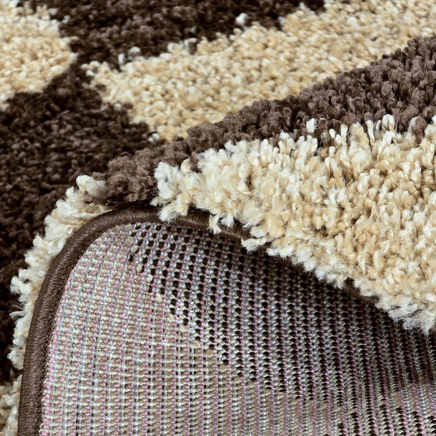 Shaggy szőnyeg - Albi (barna/bézs)