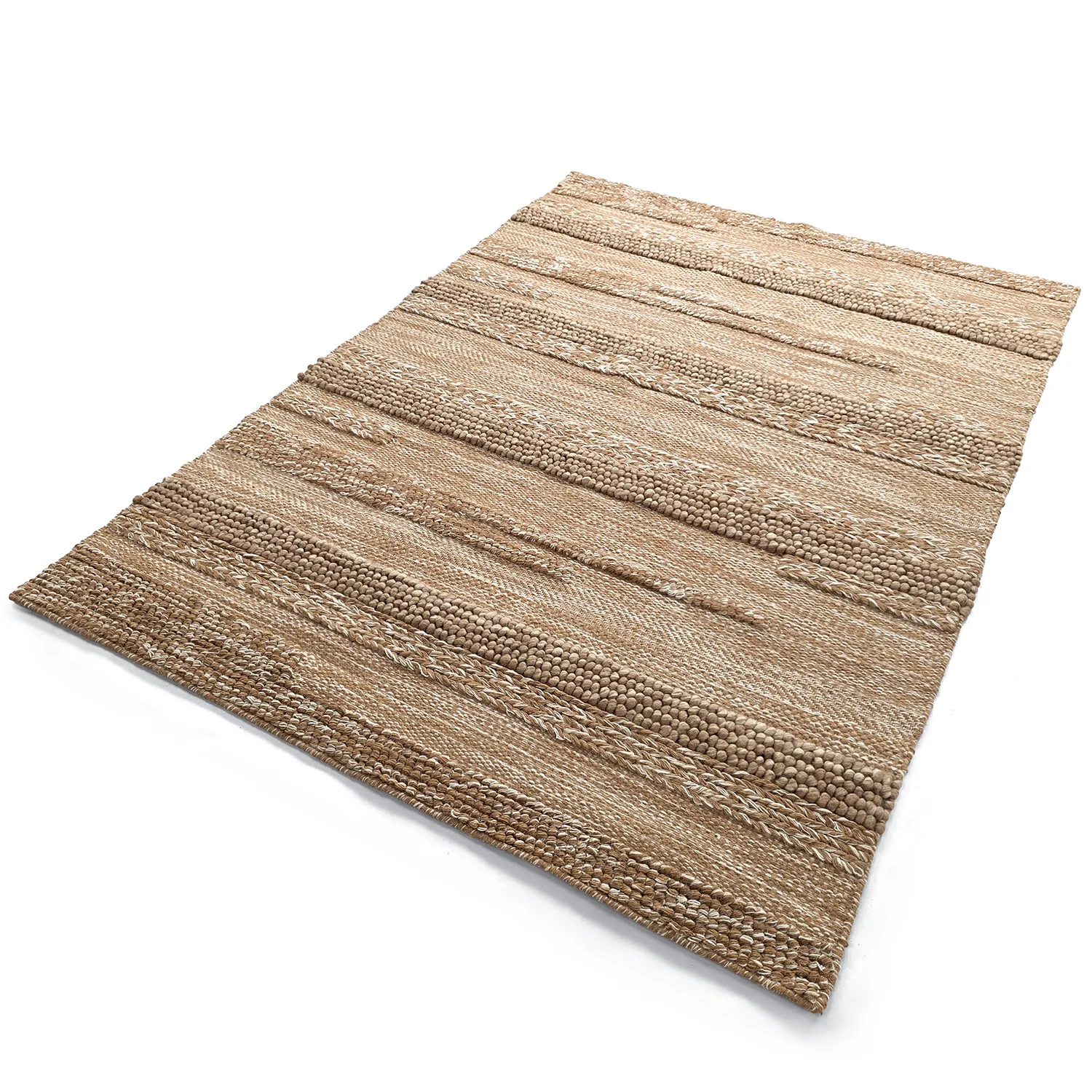 Gyapjúszőnyeg - Almaty (világosbarna)