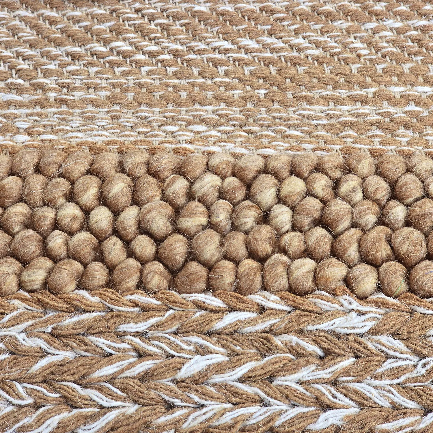 Gyapjúszőnyeg - Almaty (világosbarna)