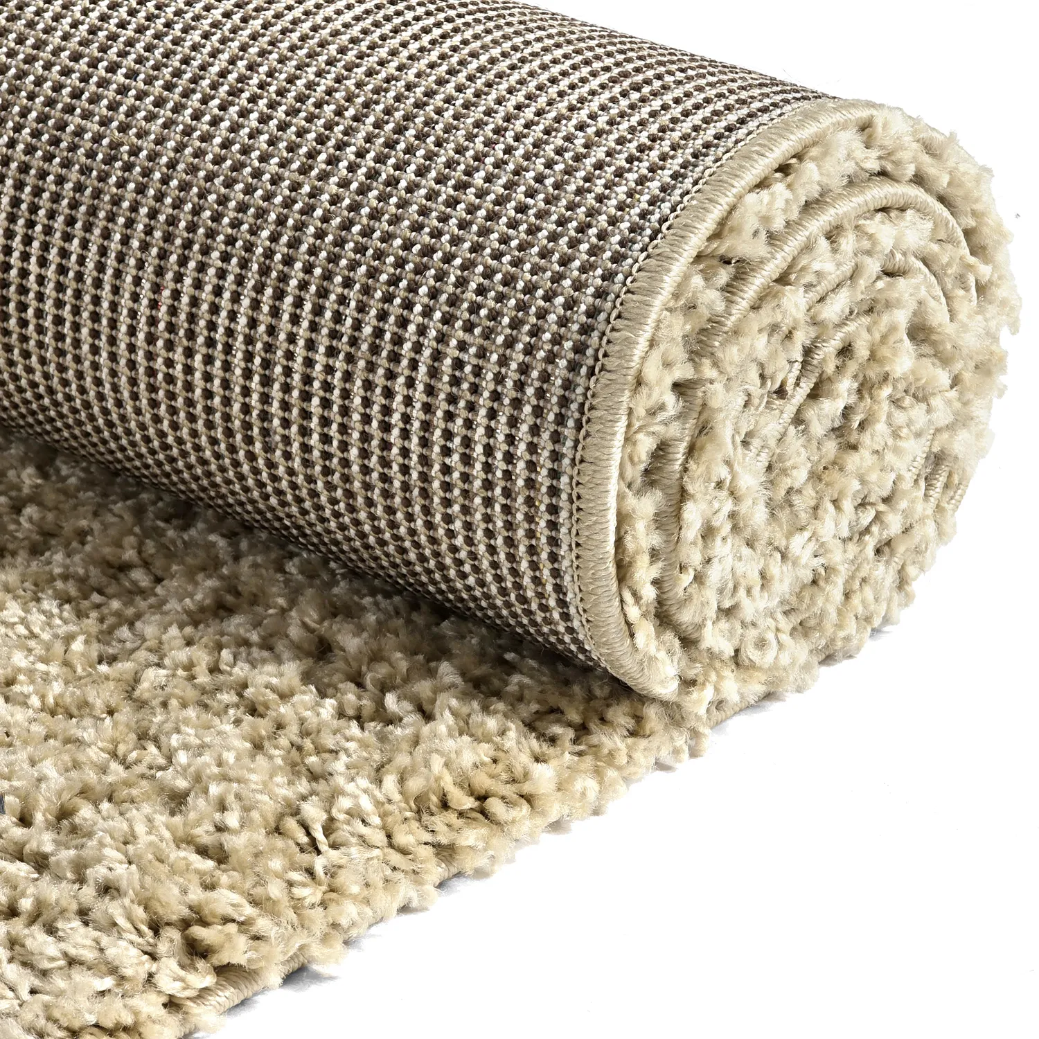 Shaggy szőnyeg - Alsace (bézs/fehér/barna)