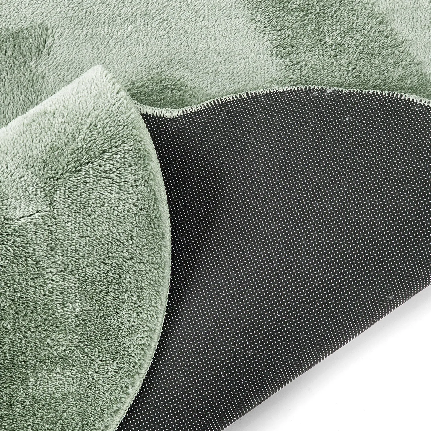 Hullámos shaggy szőnyeg - Aranga Super Soft Fur (zöld)