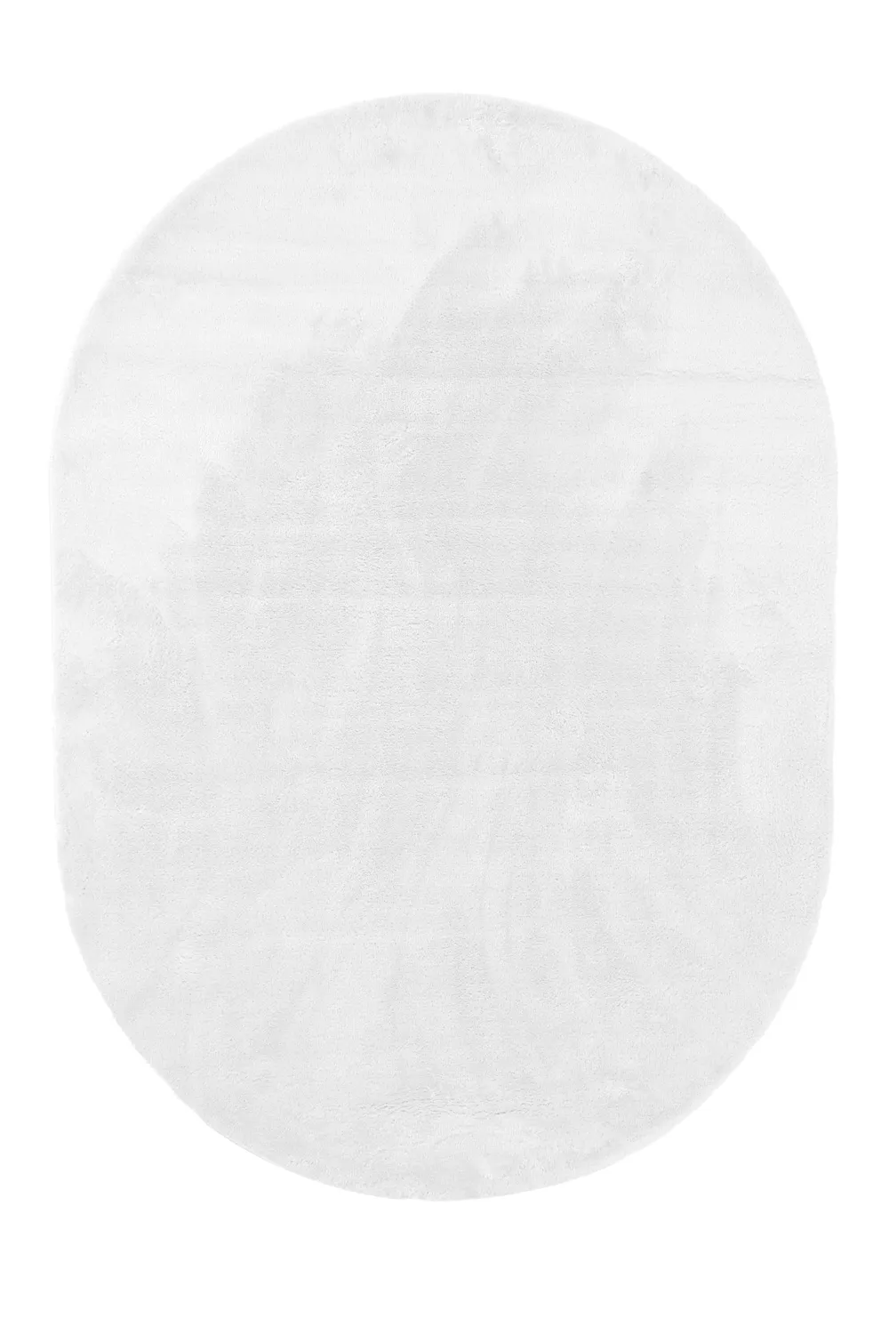 Ovális shaggy szőnyeg - Aranga Super Soft Fur (fehér)