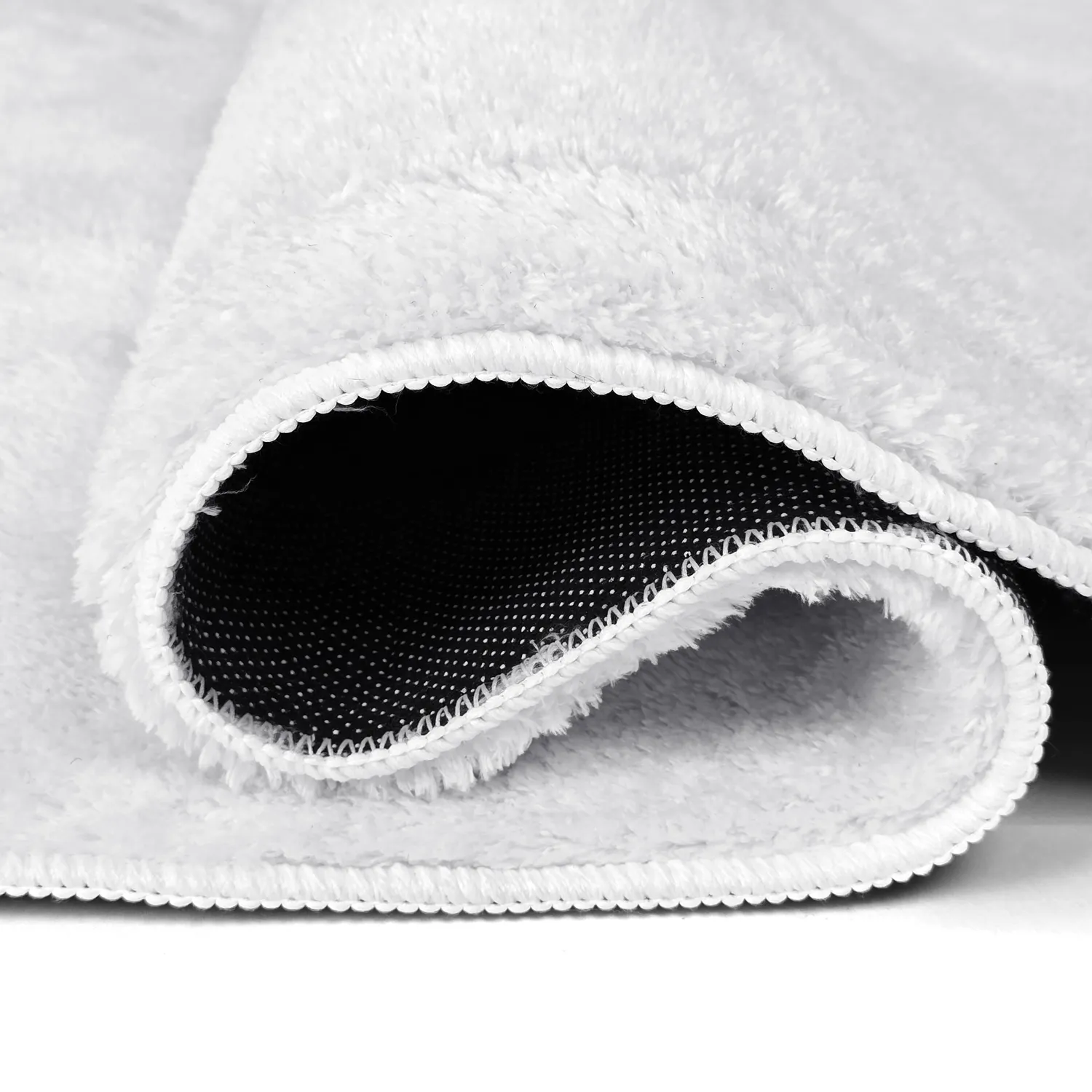 Ovális shaggy szőnyeg - Aranga Super Soft Fur (fehér)