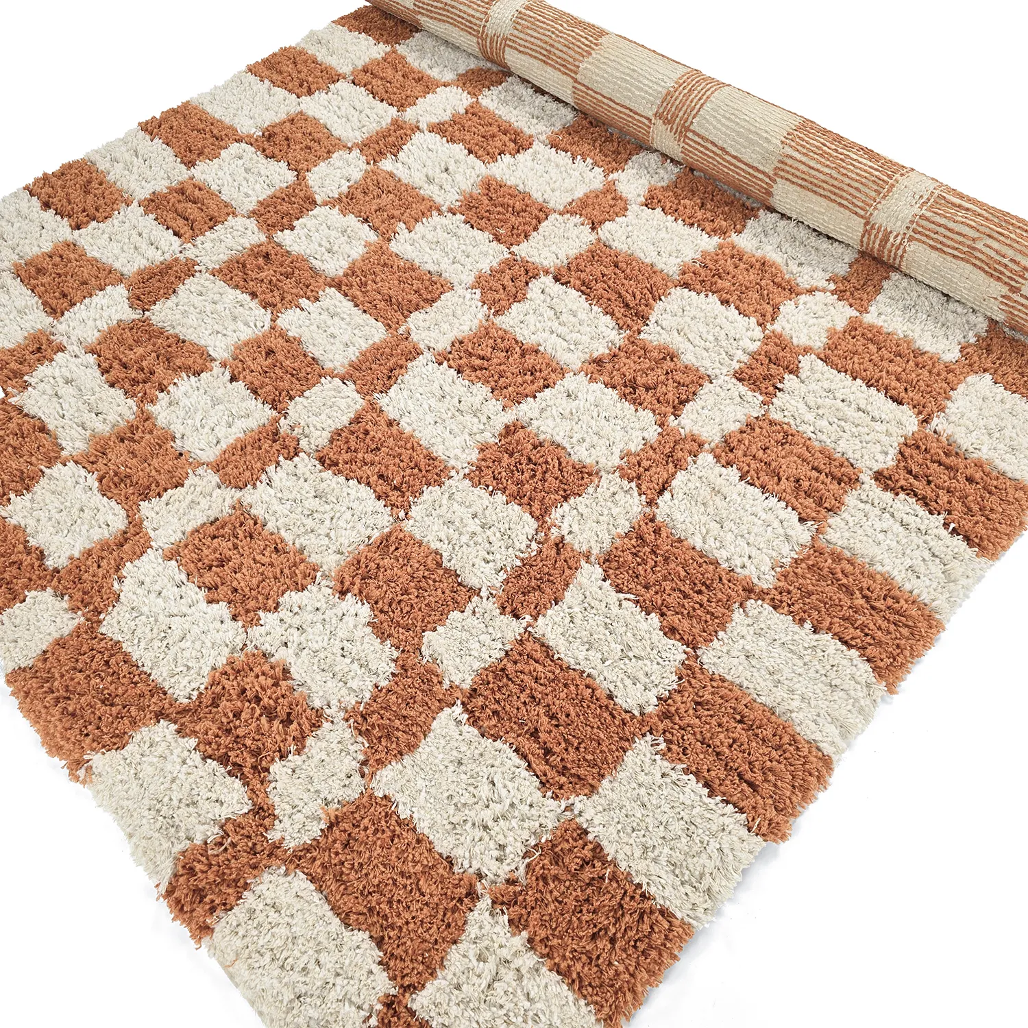 Shaggy szőnyeg - Atrani Natural Cotton Shaggy (narancs)