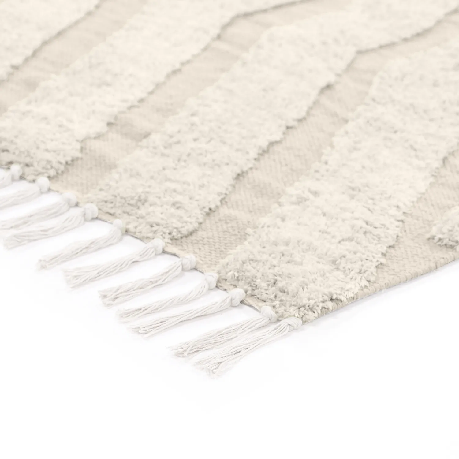 Shaggy szőnyeg - Callista Natural Cotton Shaggy (bézs)