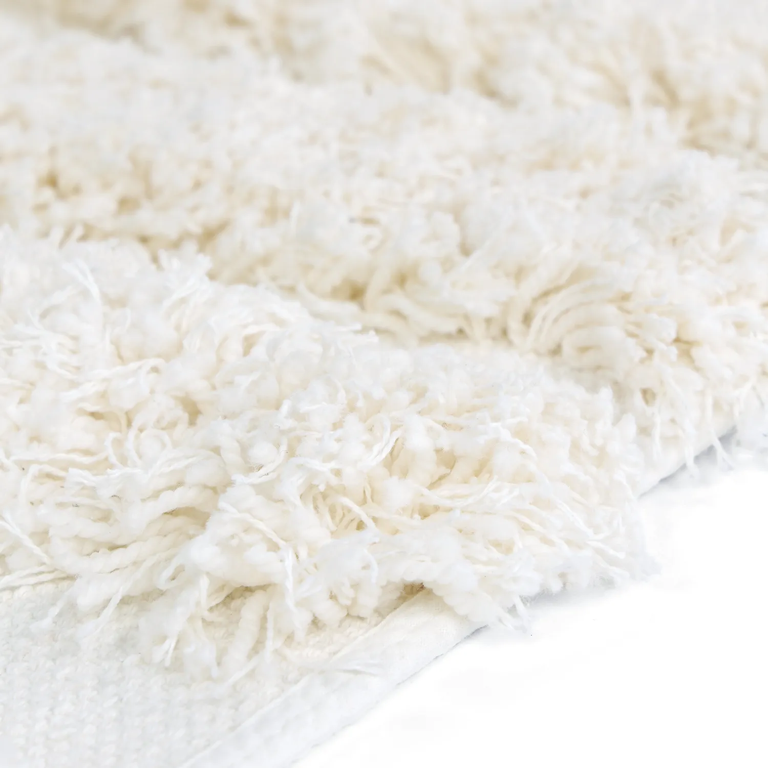 Shaggy szőnyeg - Cazorla Natural Cotton Shaggy (piszkosfehér)