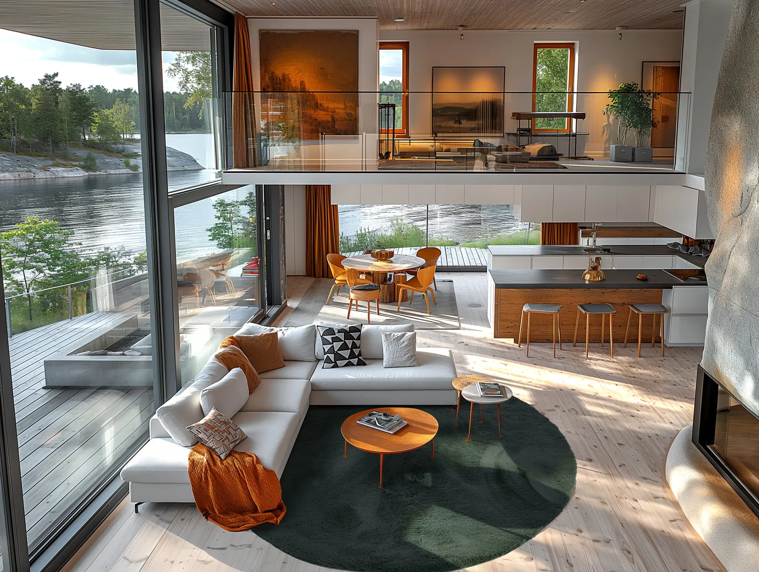 Kerek szőnyegek - Cloud Super Soft (zöld)