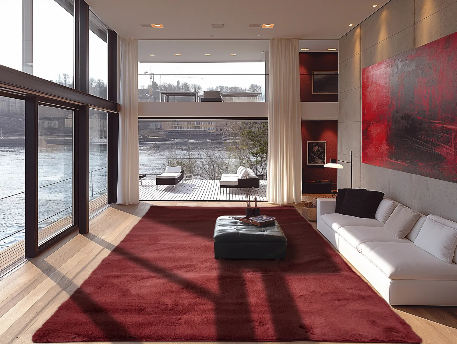 Shaggy szőnyeg - Cloud Super Soft (piros)