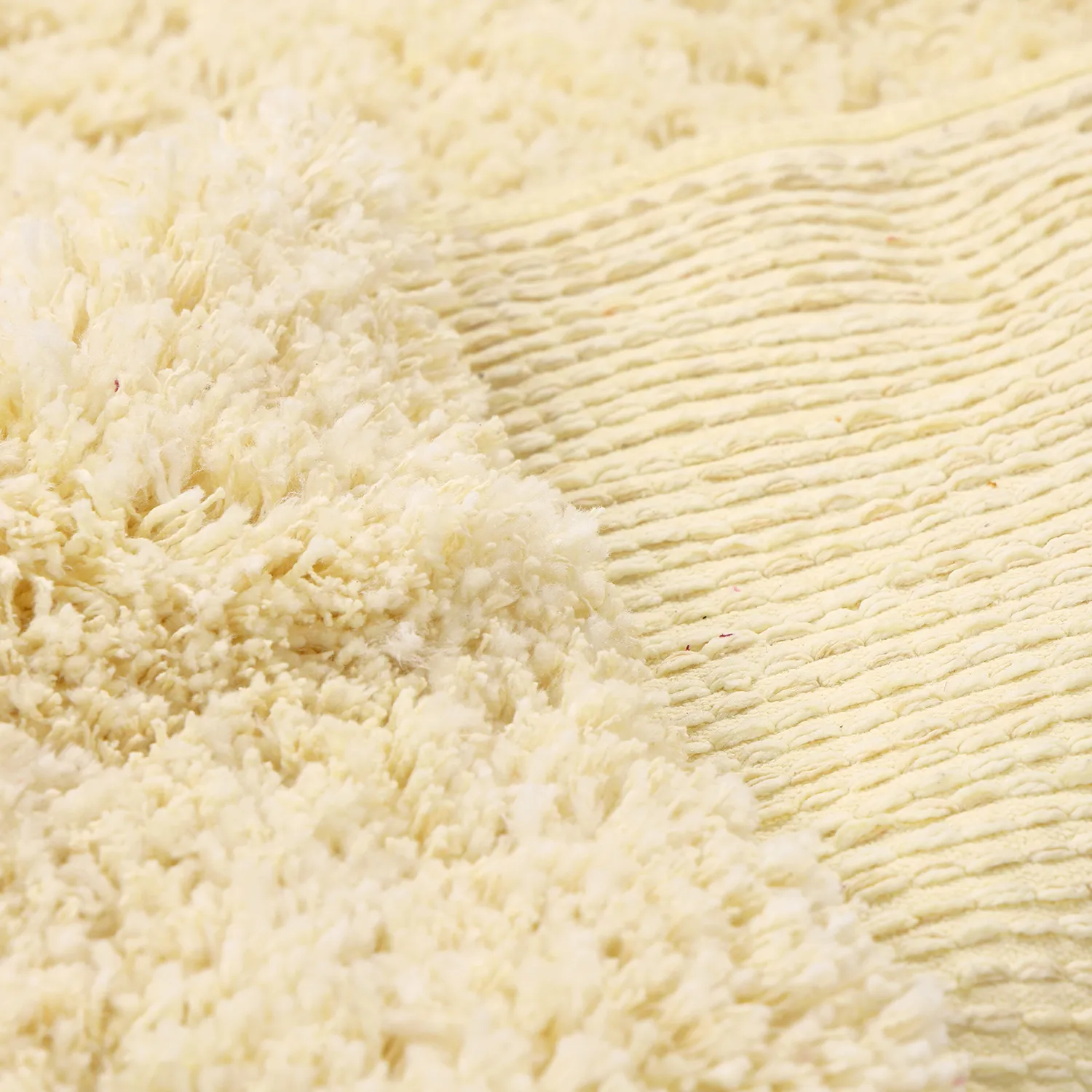 Shaggy szőnyeg - Combarro Solid Cotton Shaggy (világossárga)