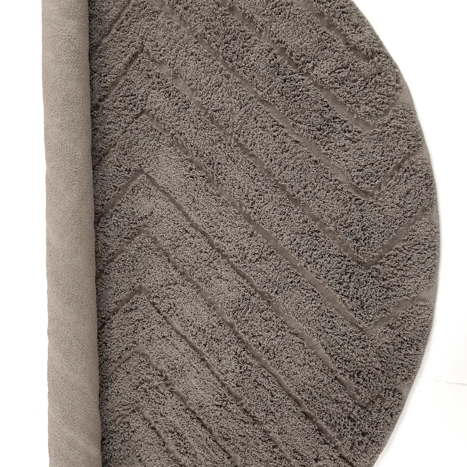 Kerek szőnyeg - Conara Natural Cotton Shaggy (tópszín)