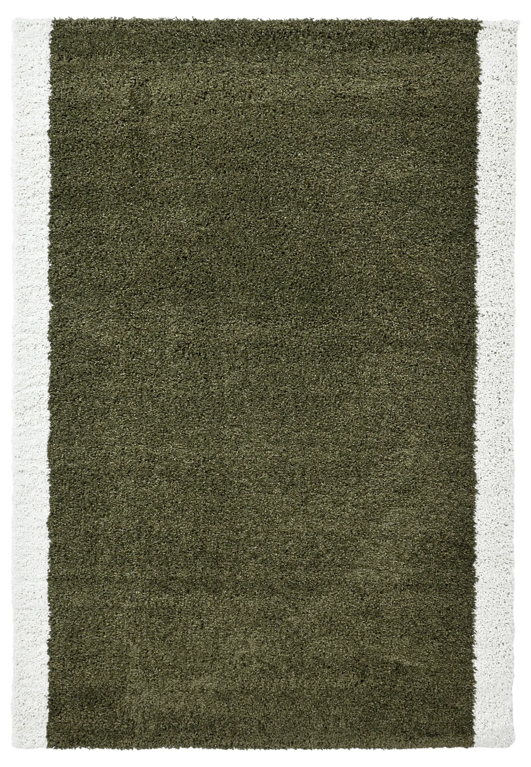 Shaggy szőnyeg - Conques (zöld/fehér)