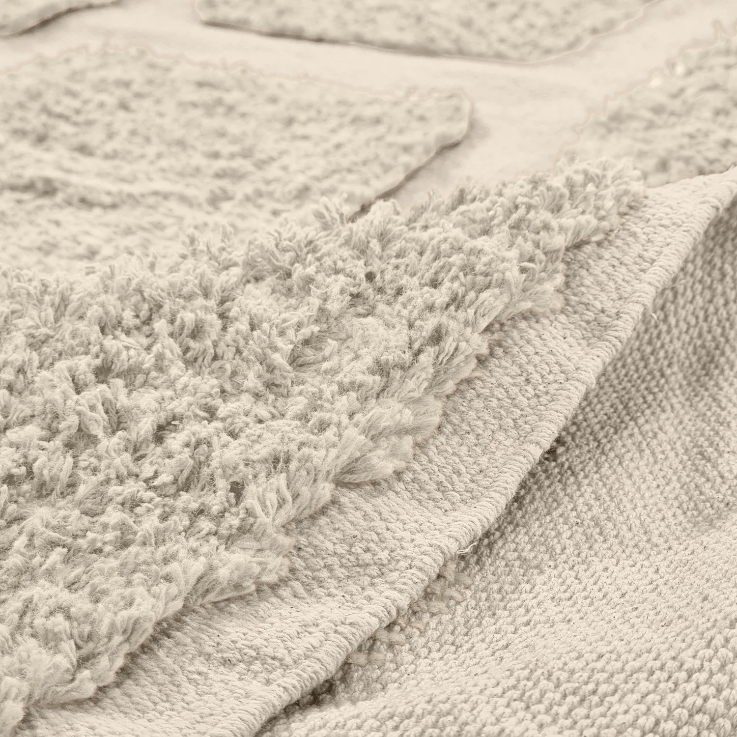 Kerek szőnyeg - Cyrus Natural Cotton Shaggy (bézs)