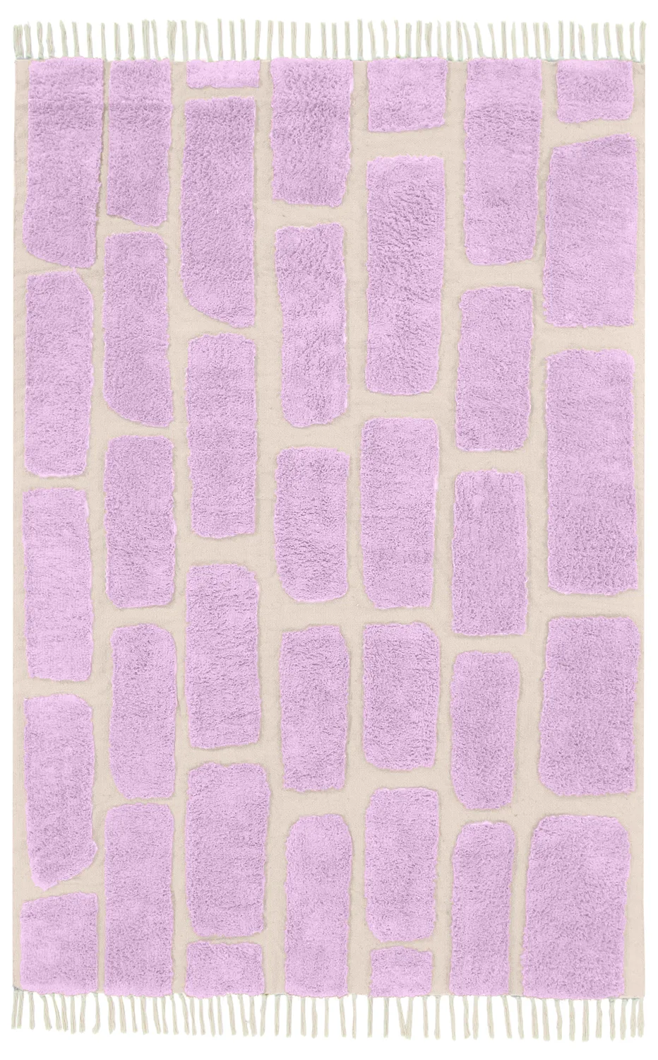 Shaggy szőnyeg - Cyrus Natural Cotton Shaggy (lila)