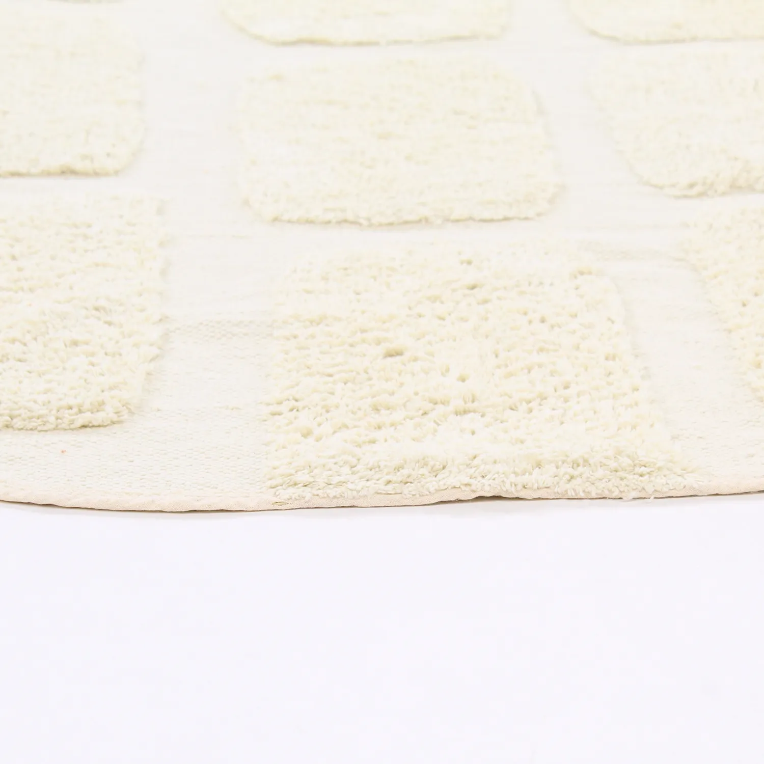 Kerek szőnyeg - Cyrus Natural Cotton Shaggy (piszkosfehér)