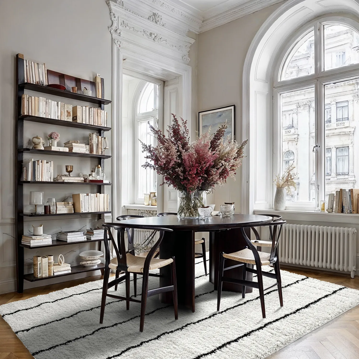 Shaggy szőnyeg - Eze (fehér/fekete)