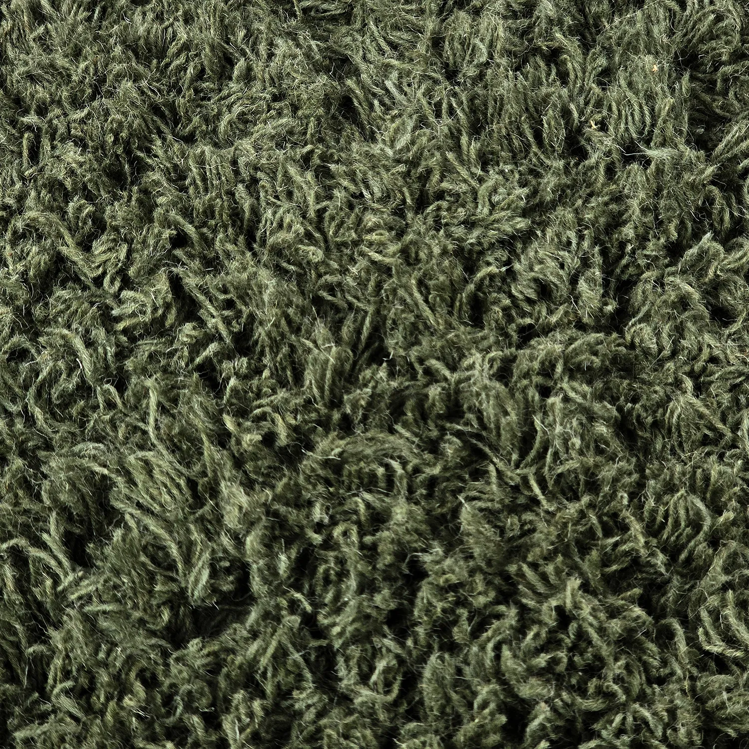 Kerek szőnyeg - Fassale Hand Woven Wool Shaggy (moha zöld)