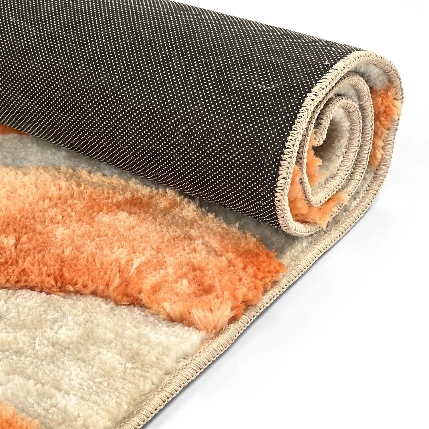 Shaggy szőnyeg - Fergana (krém/narancs)